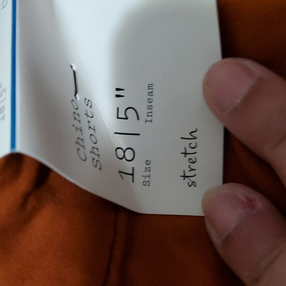 Burnt orange Chino shorts - Picture 5 of 5